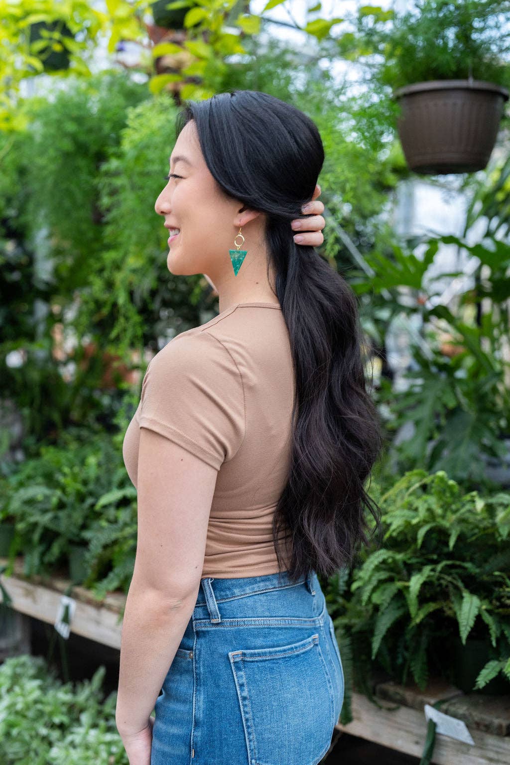 Olivia Earrings - Green