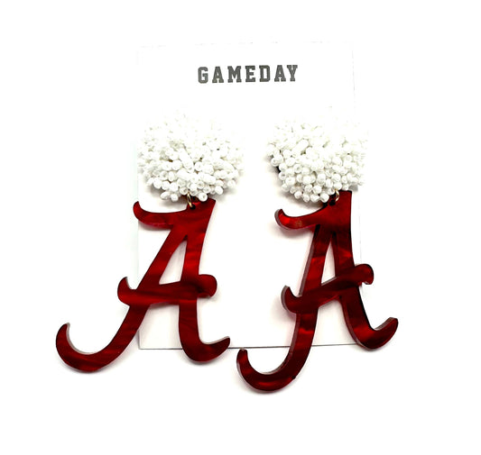 Alabama A-POM Earrings