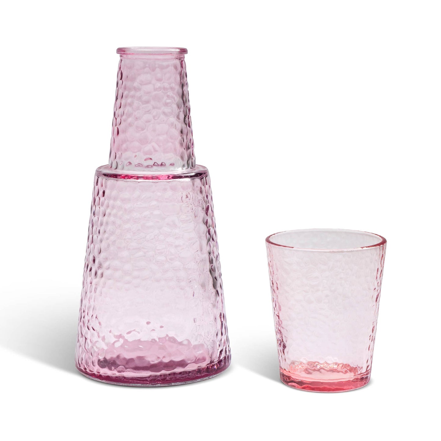 Hammered Carafe - Rose Whisper