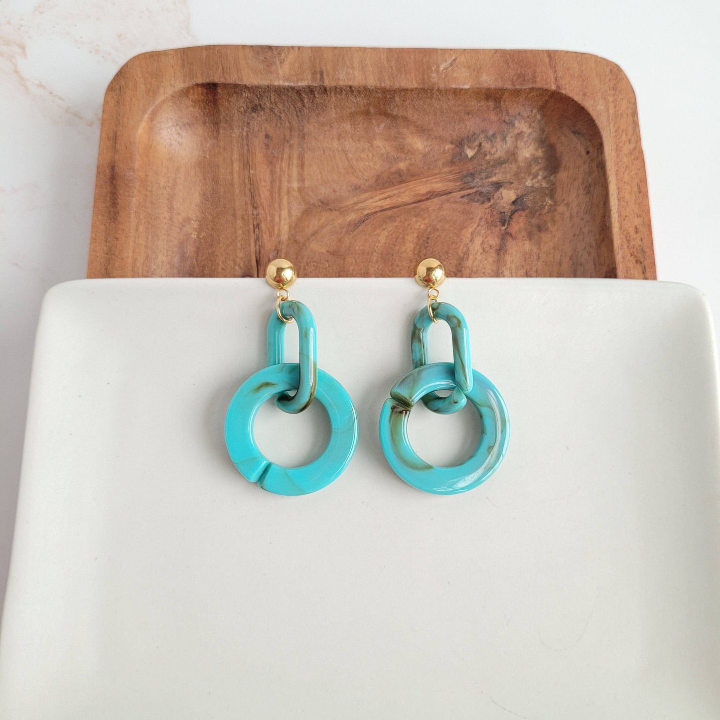 Cora Earrings - Turquoise